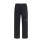 Black Cotton Cargo Pants