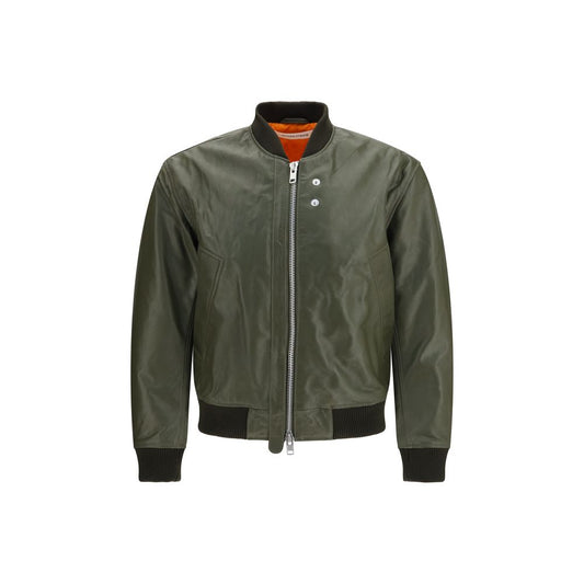 Bicolor Calf Leather Bos Taurus Leather Jacket