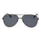 Gray Metal Sunglasses