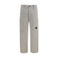 Gray Cotton Cargo Pants