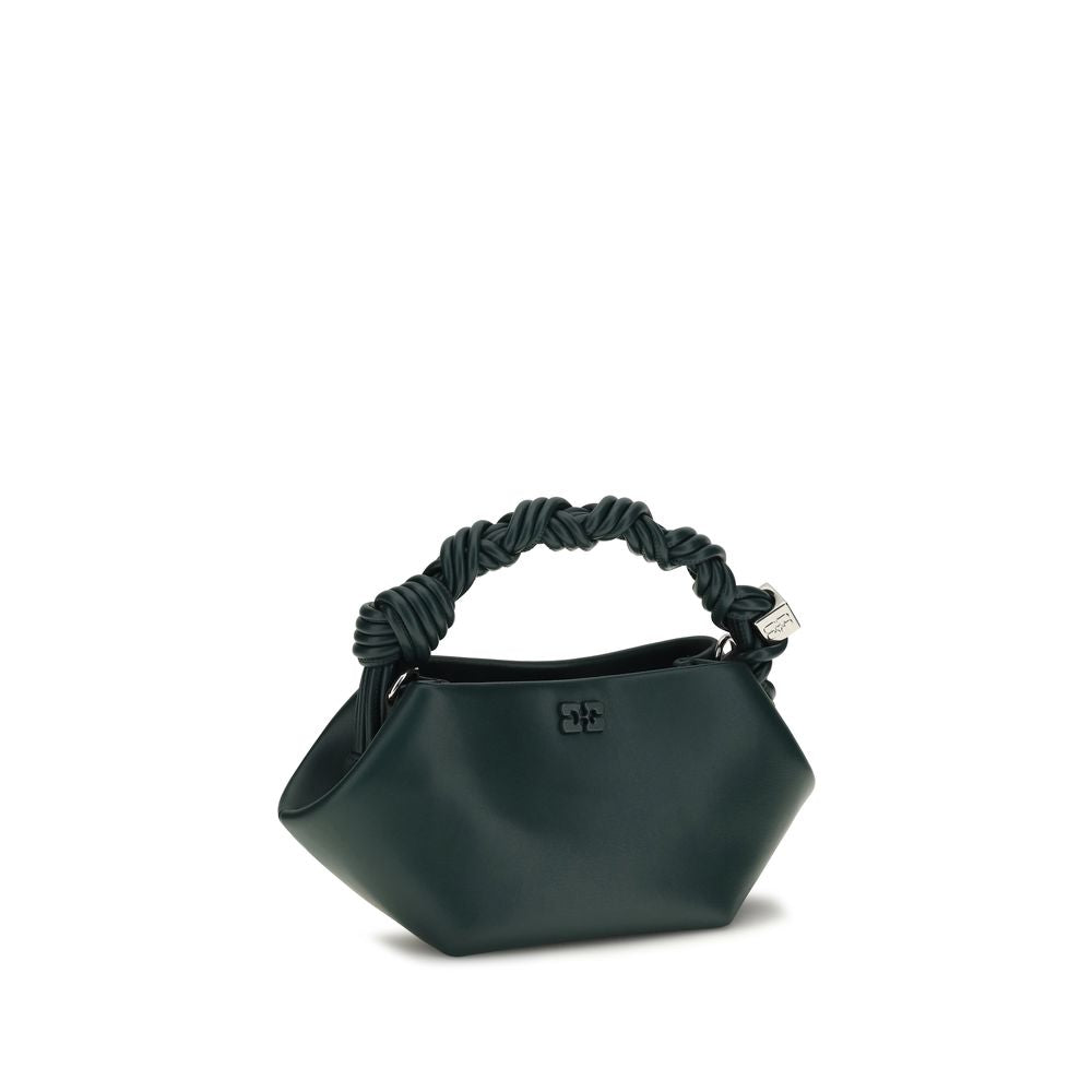 Bicolor Recycled Leather Shoulder Bag