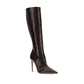 Brown Calf Leather Bos Taurus High Heel Boots