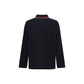 Black Cotton Polo Shirt