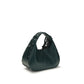 Bicolor Recycled Leather Shoulder Bag