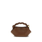Brown Recycled Leather Shoulder Bag
