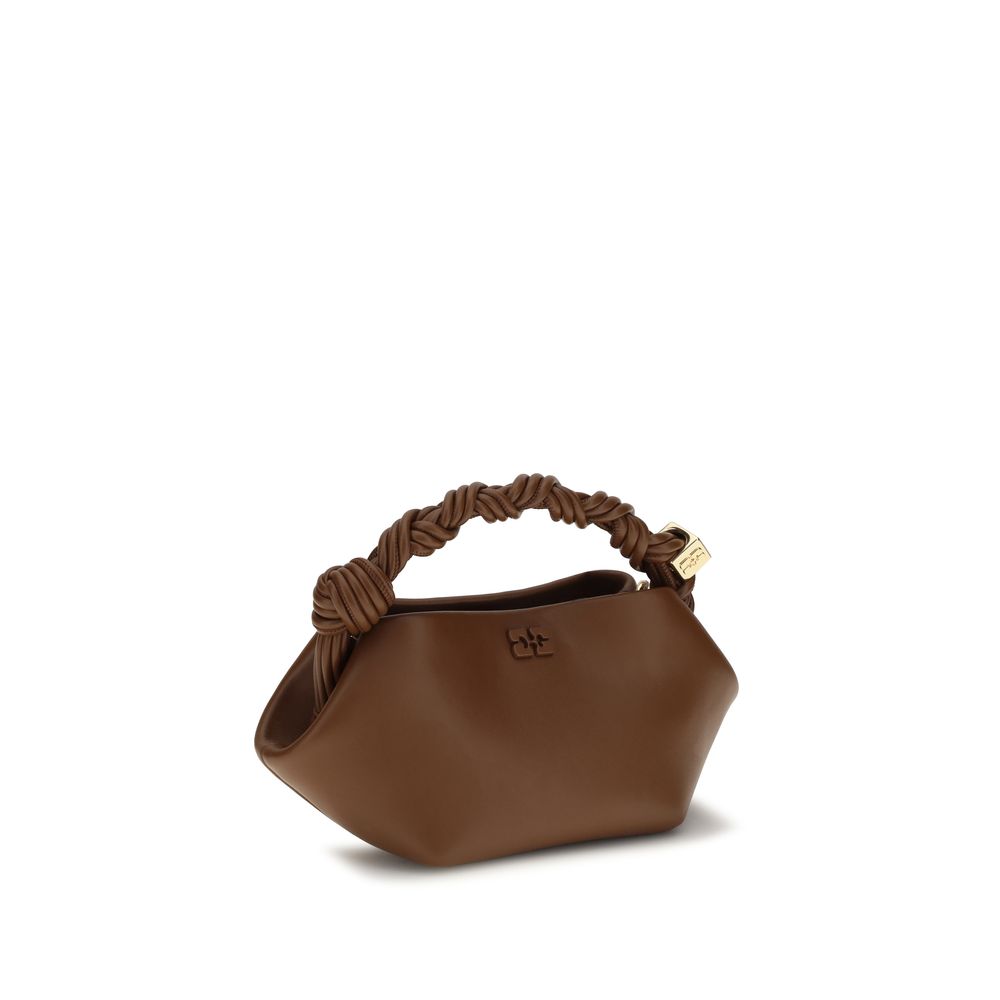 Brown Recycled Leather Shoulder Bag