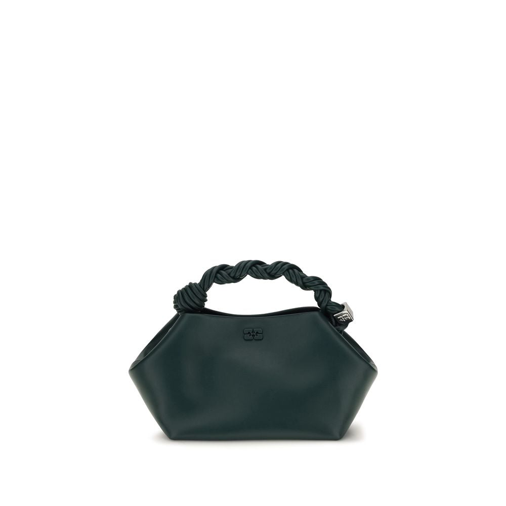 Bicolor Recycled Leather Shoulder Bag
