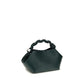 Bicolor Recycled Leather Shoulder Bag