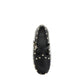 Black Recycled Polyester Ballet Flats