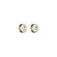 Gold Glass Earrings