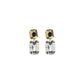 Gold Glass Earrings
