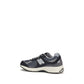Blue Polyester Athletic Sneakers