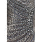 Silver Polyester Cocktail Dress