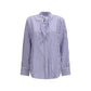 Blue Silk Blouse