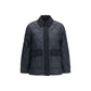Gray Polyester Shell Jacket