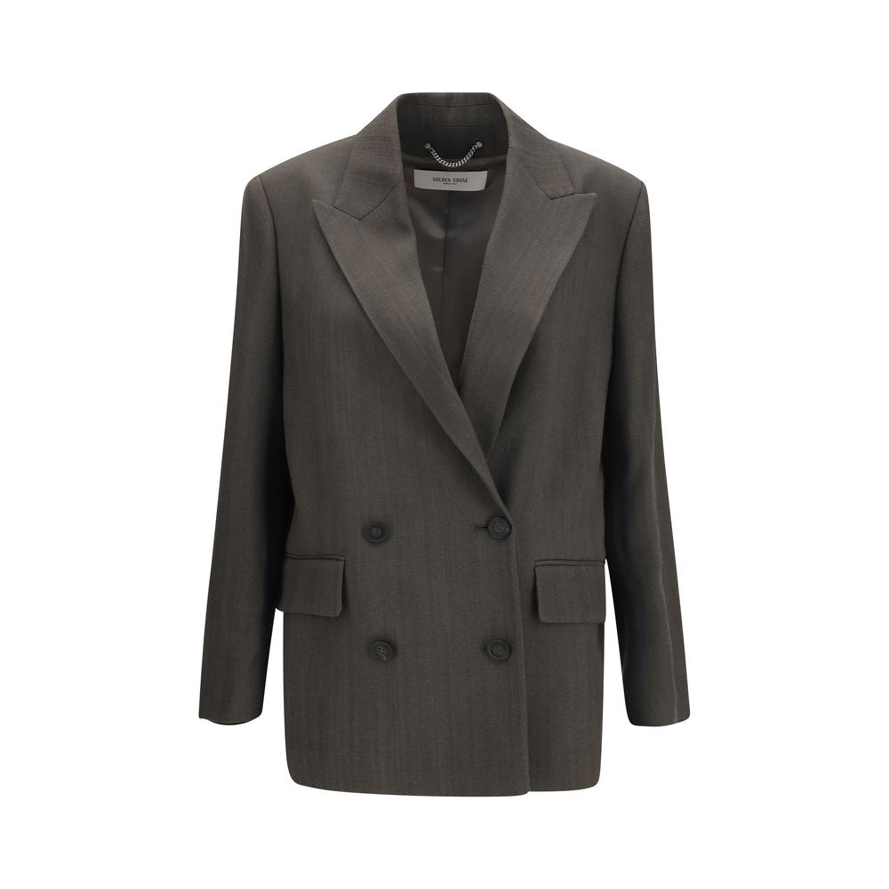 Bicolor Viscose Blazer