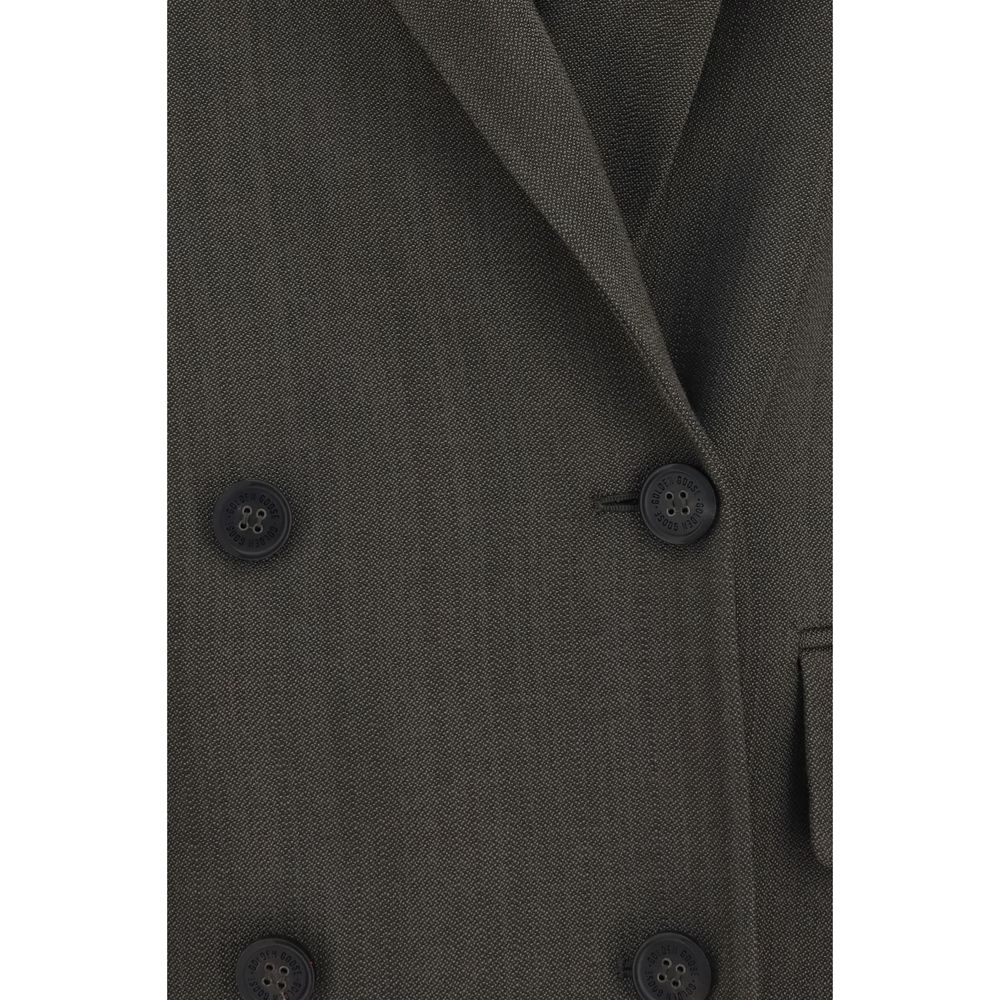 Bicolor Viscose Blazer