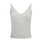 White Silk Tank Tops