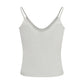 White Silk Tank Tops
