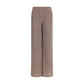 Brown Viscose Casual Pants