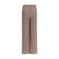 Brown Viscose Casual Pants