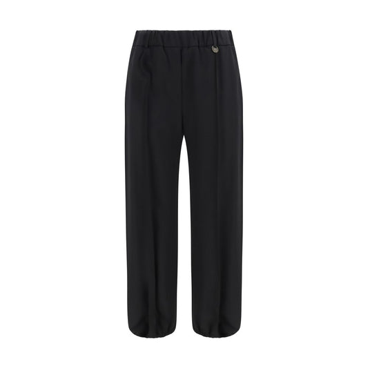 Black Wool Oves Aries Joggers (Workout Pants)