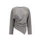Gray Cotton Pattern Shirt