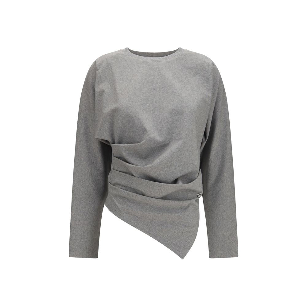 Gray Cotton Pattern Shirt