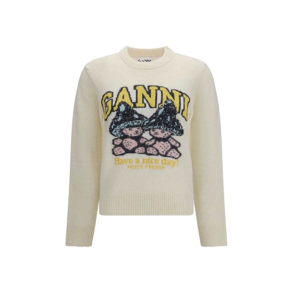 Beige Wool Oves Aries Sweatshirt