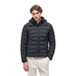 Black Polyamide Full-Length Jacket