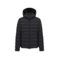 Black Polyamide Full-Length Jacket