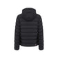 Black Polyamide Full-Length Jacket