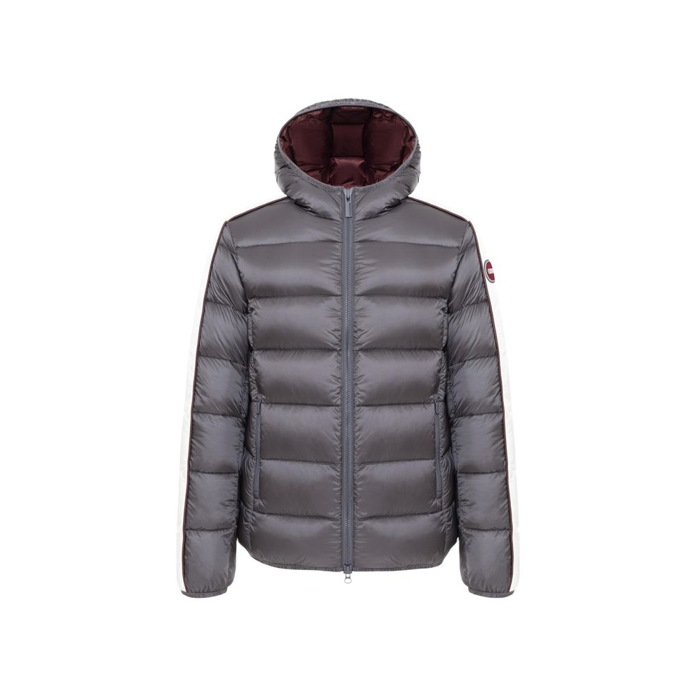 Beige Polyamide Full-Length Jacket