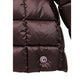 Brown Polyamide Full-Length Jacket