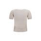 Beige Wool Oves Aries T-Shirt