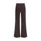 Brown Polyamide Casual Pants