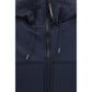 Blue Polyester Shell Jacket