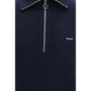Blue Wool Oves Aries Polo Shirt
