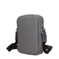 Gray Leather Crossbody Bag