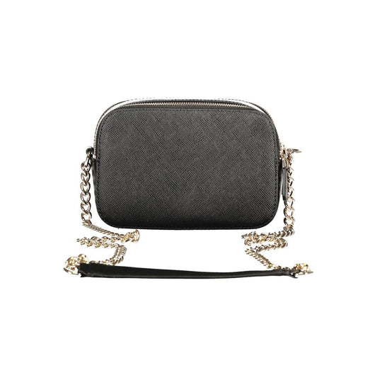 Black Polyurethane Women's Handbag
