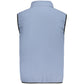 Azzurro Poliestere Mens Vest