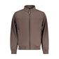 Brown Polyester Men's Jacket