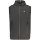Black Polyester Mens Vest
