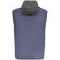 Blue Polyester Men's Vest