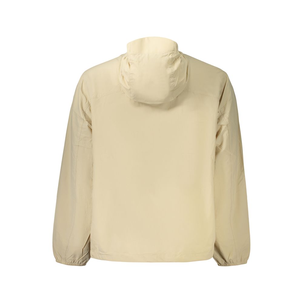 Beige Polyamide Men's Jacket