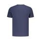 Blue Cotton Men's T-Shirt