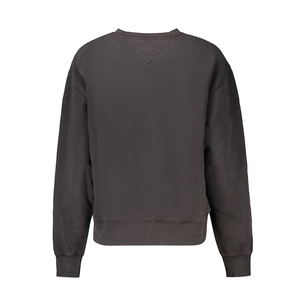 Black Cotton Sweatshirt