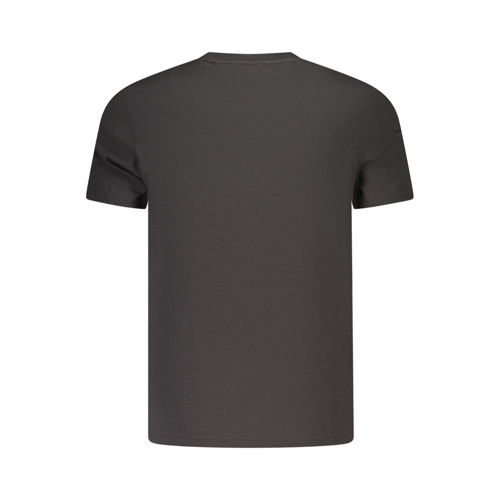 Black Cotton Men's T-Shirt