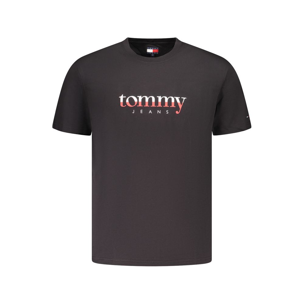 Black Cotton Mens T-Shirt