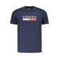 Blue Cotton Men's T-Shirt